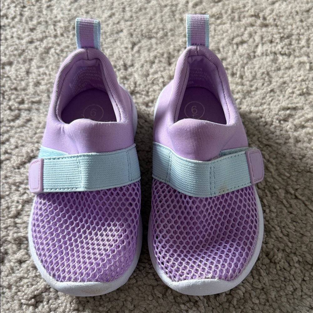 Cat & Jack Lavender and Light Blue Water Shoes